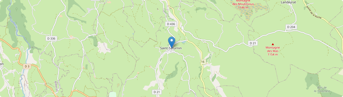 Saint-Saturnin - Carte