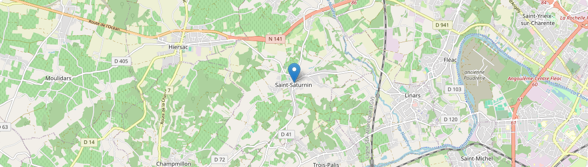 Saint-Saturnin - Carte