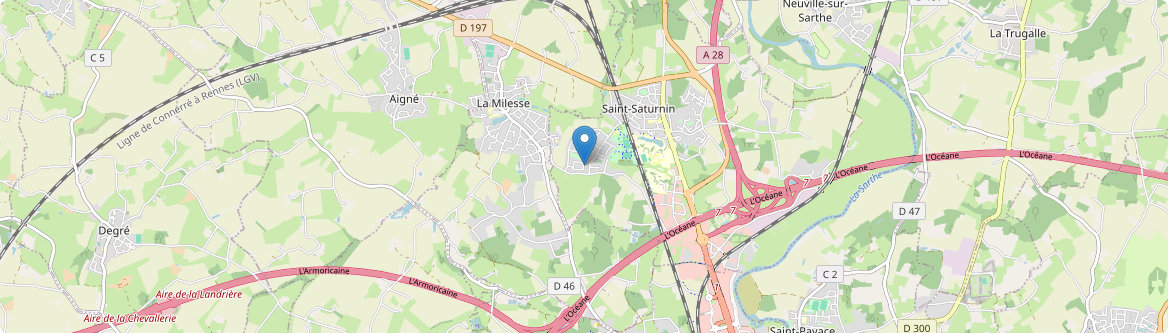 Saint-Saturnin - Carte