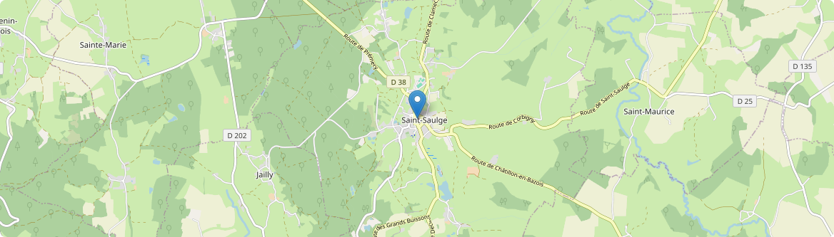 Saint-Saulge - Carte