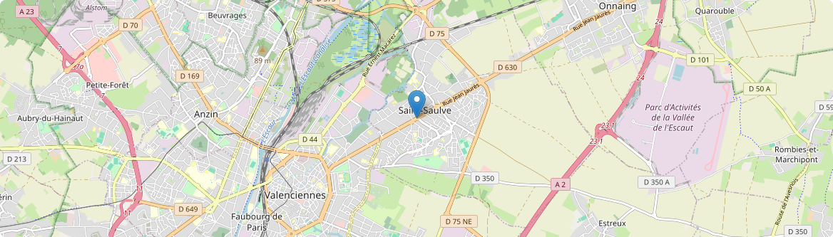 Saint-Saulve - Carte