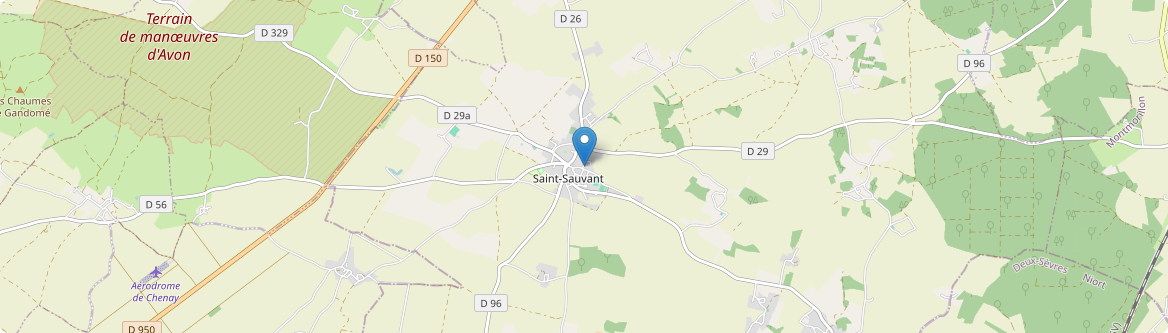 Saint-Sauvant - Carte