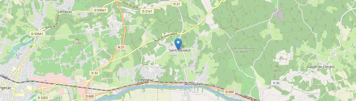 Saint-Sauveur - Carte