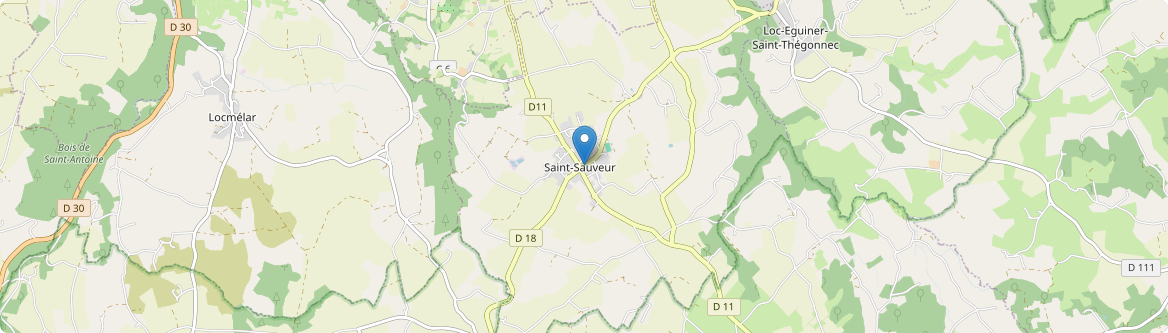Saint-Sauveur - Carte