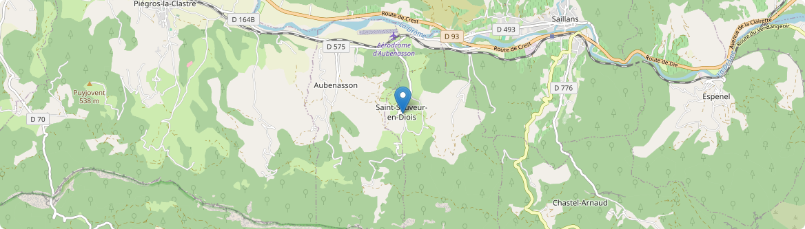 Saint-Sauveur-en-Diois - Carte