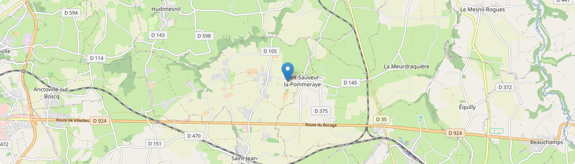 Saint-Sauveur-la-Pommeraye - Carte