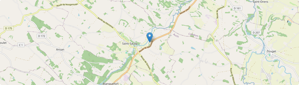 Saint-Sauvy - Carte