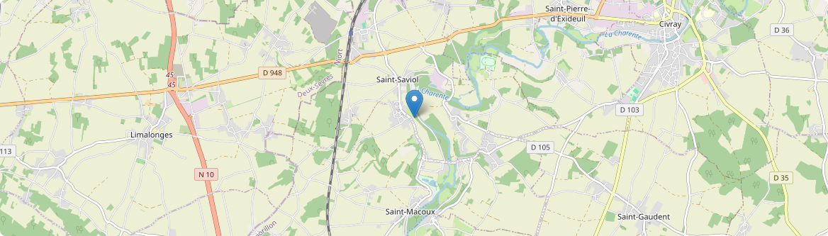Saint-Saviol - Carte