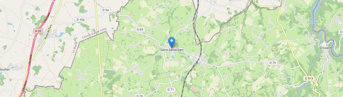 Saint-Sébastien - Carte