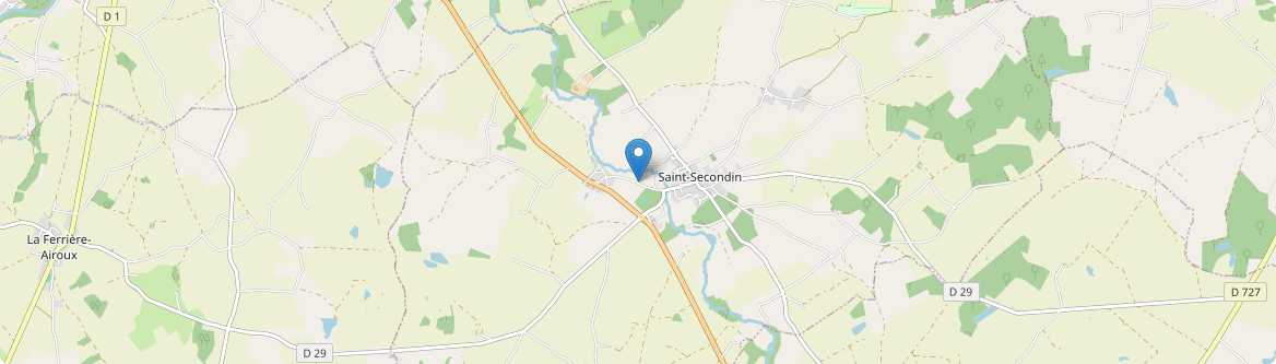 Saint-Secondin - Carte