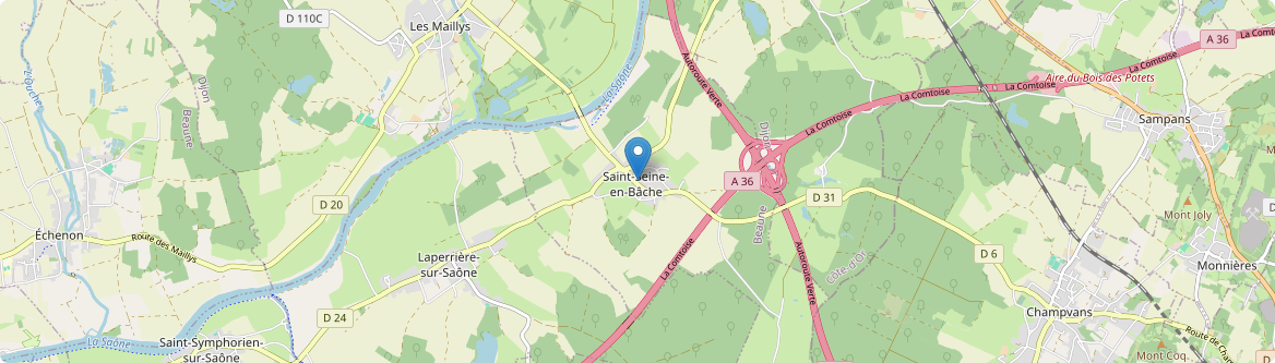 Saint-Seine-en-Bâche - Carte