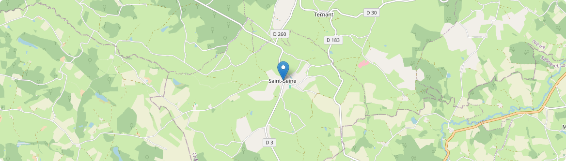 Saint-Seine - Carte