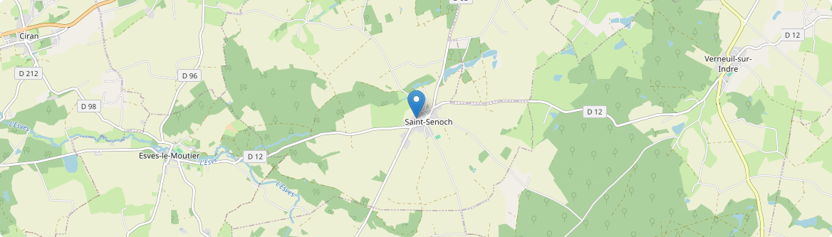 Saint-Senoch - Carte