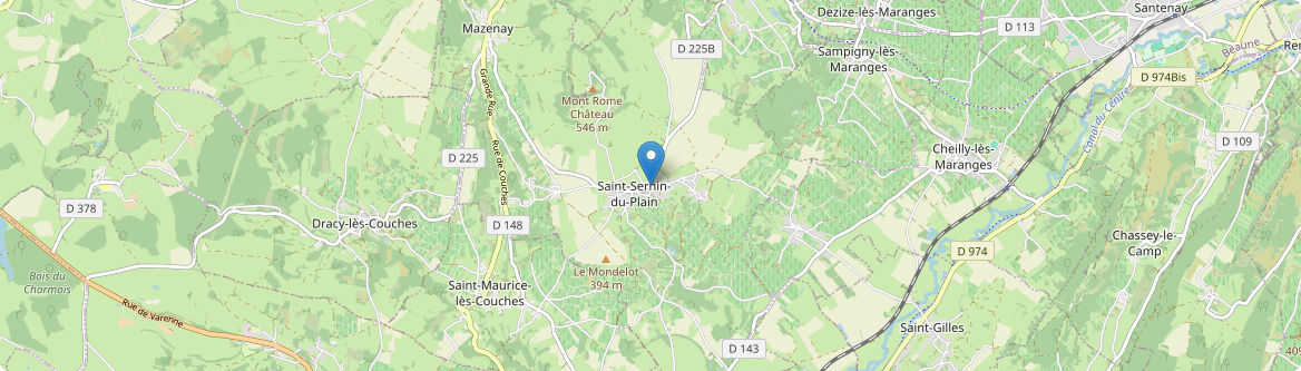 Saint-Sernin-du-Plain - Carte