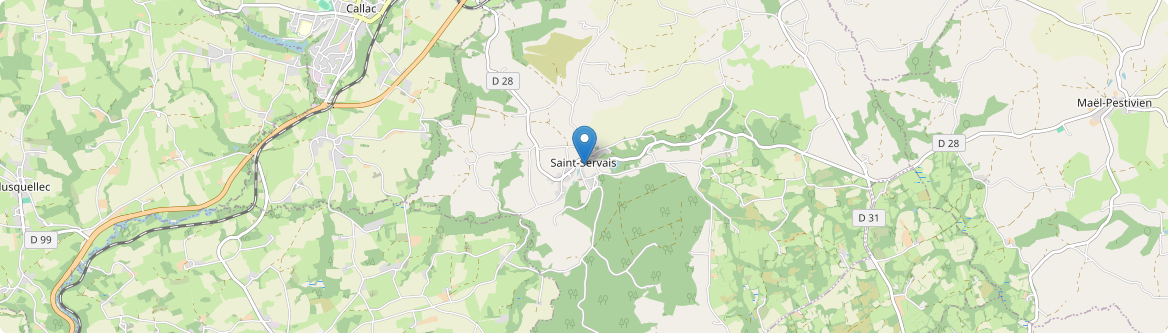 Saint-Servais - Carte
