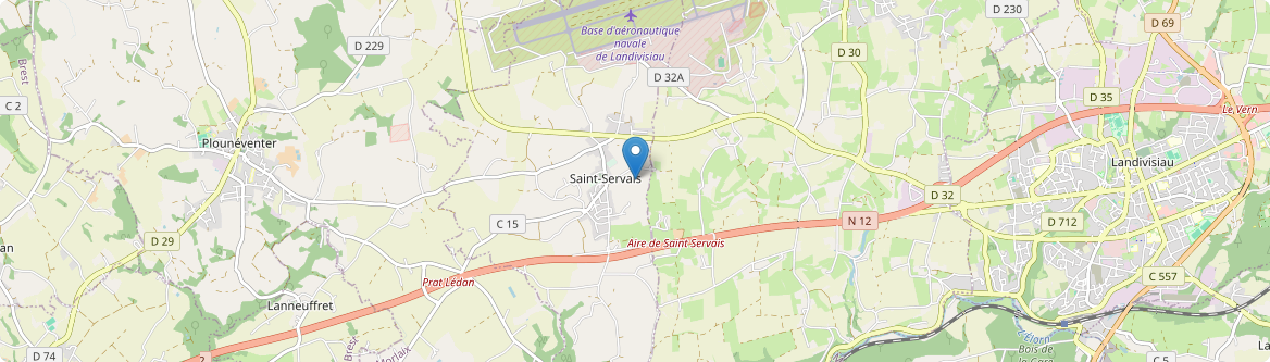 Saint-Servais - Carte