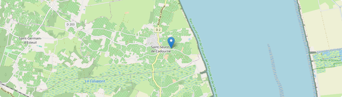 Saint-Seurin-de-Cadourne - Carte