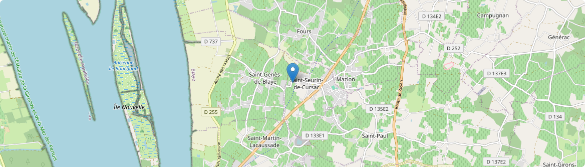 Saint-Seurin-de-Cursac - Carte