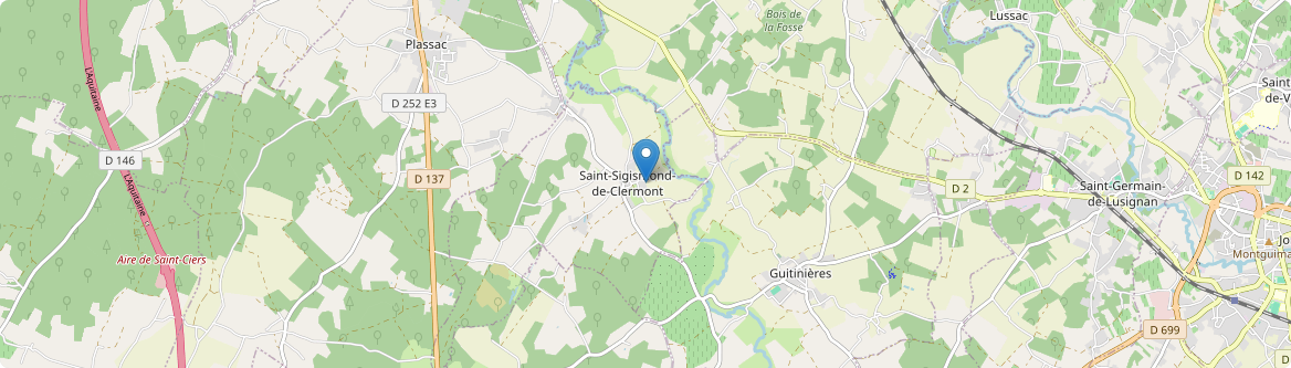Saint-Sigismond-de-Clermont - Carte