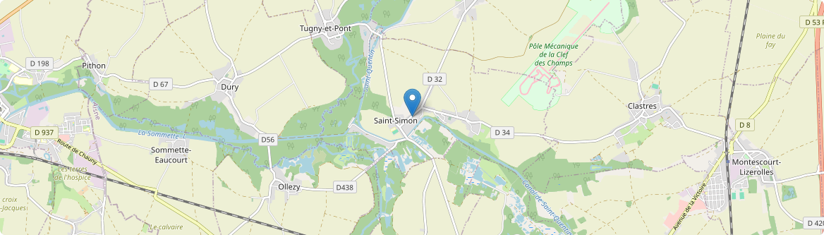 Saint-Simon - Carte