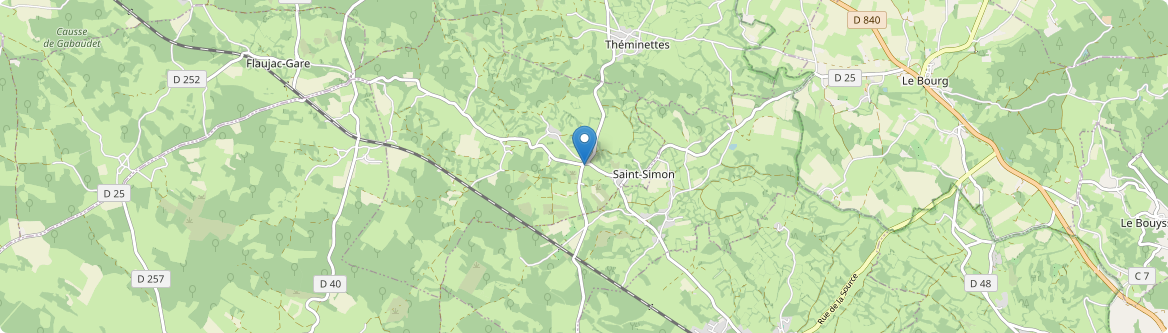Saint-Simon - Carte