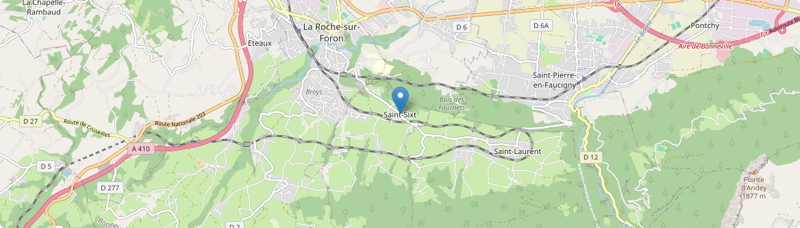 Saint-Sixt - Carte