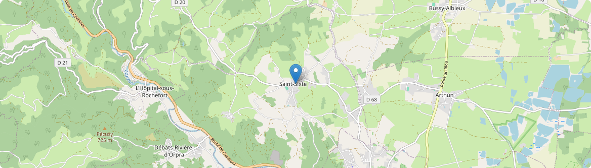 Saint-Sixte - Carte