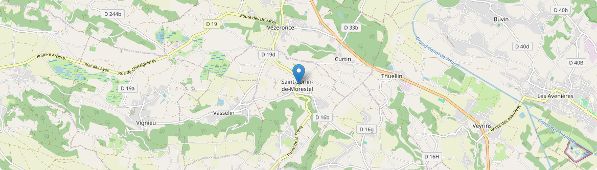 Saint-Sorlin-de-Morestel - Carte