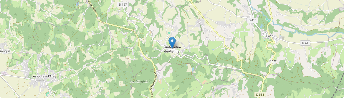 Saint-Sorlin-de-Vienne - Carte