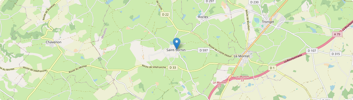 Saint-Sornin - Carte