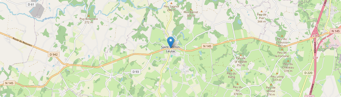 Saint-Sornin-Leulac - Carte