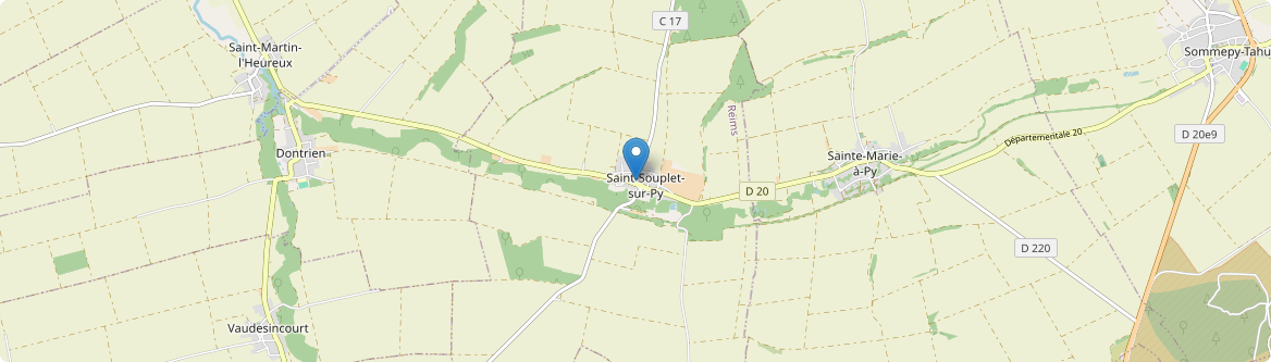 Saint-Souplet-sur-Py - Carte