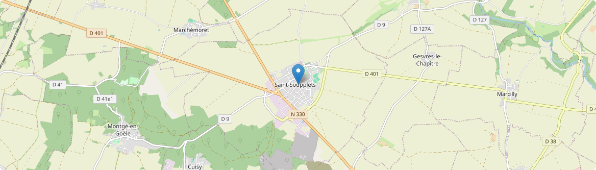 Saint-Soupplets - Carte