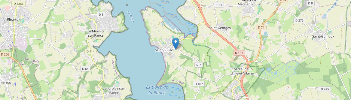 Saint-Suliac - Carte
