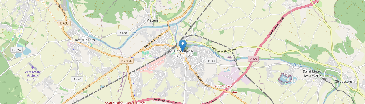 Saint-Sulpice-la-Pointe - Carte