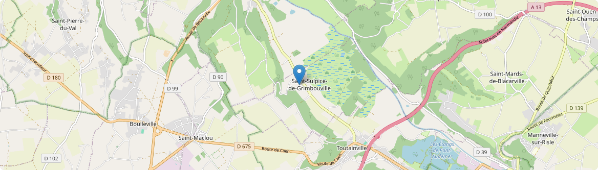 Saint-Sulpice-de-Grimbouville - Carte