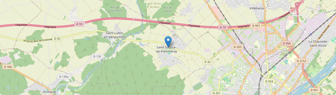 Saint-Sulpice-de-Pommeray - Carte