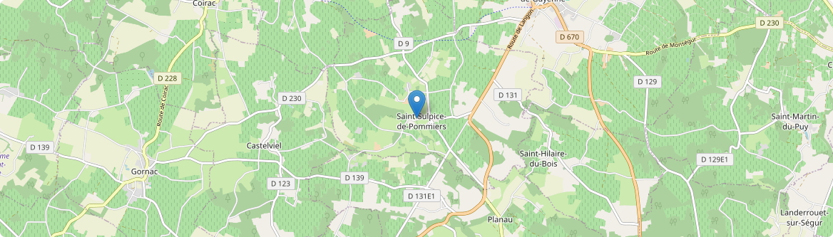 Saint-Sulpice-de-Pommiers - Carte