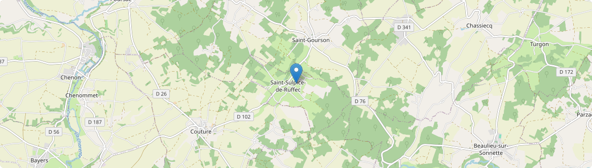 Saint-Sulpice-de-Ruffec - Carte