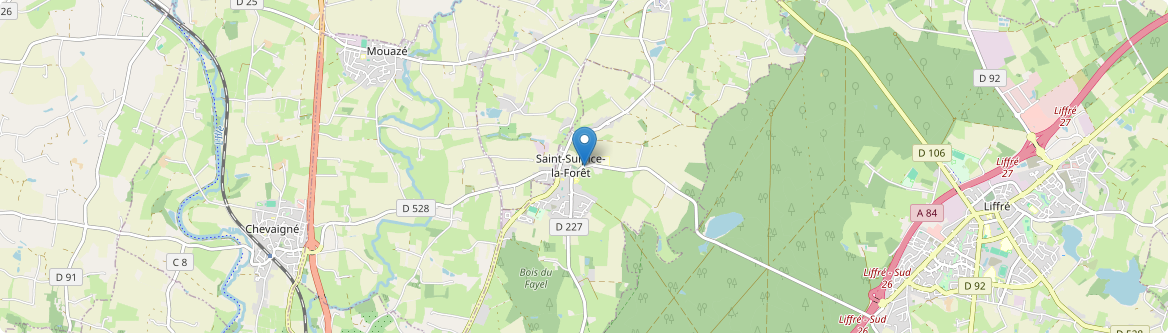Saint-Sulpice-la-Forêt - Carte
