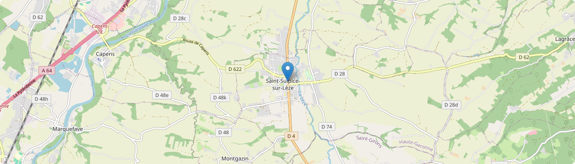 Saint-Sulpice-sur-Lèze - Carte