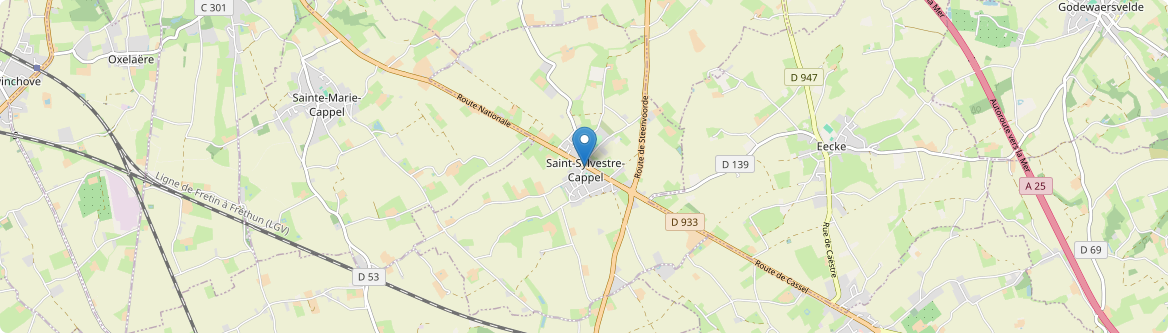 Saint-Sylvestre-Cappel - Carte