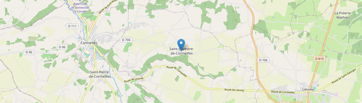 Saint-Sylvestre-de-Cormeilles - Carte