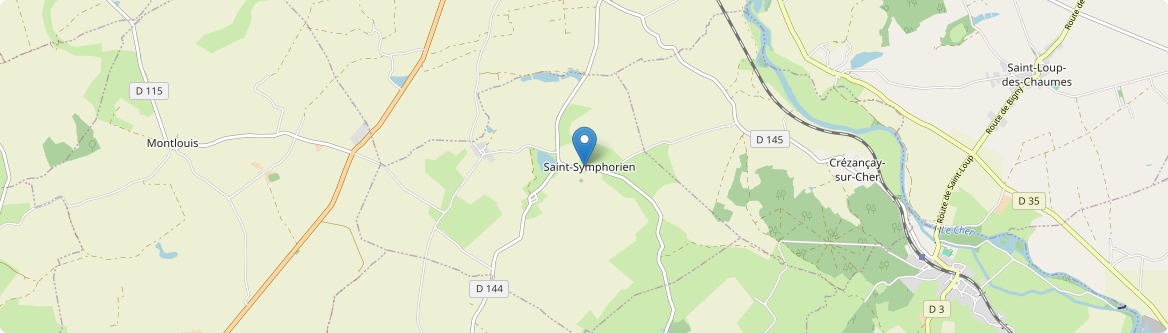 Saint-Symphorien - Carte
