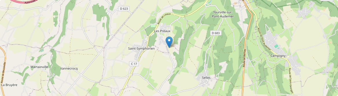 Saint-Symphorien - Carte
