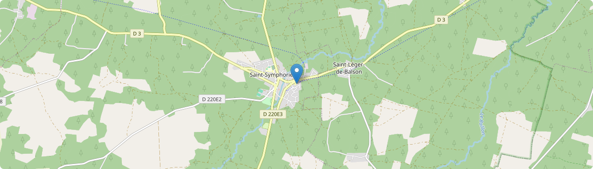 Saint-Symphorien - Carte