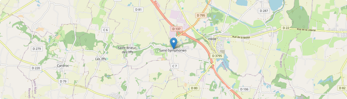 Saint-Symphorien - Carte