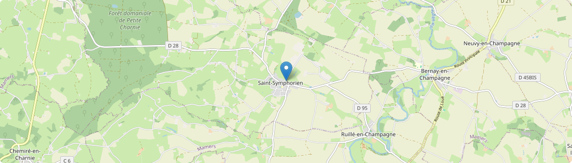 Saint-Symphorien - Carte