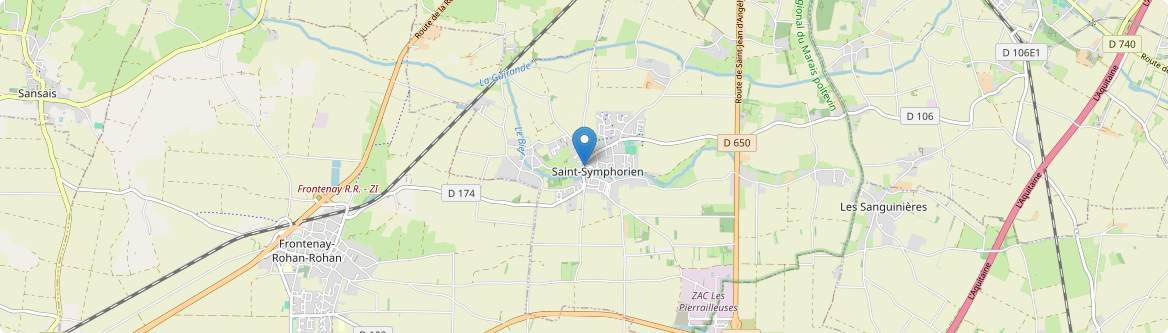 Saint-Symphorien - Carte