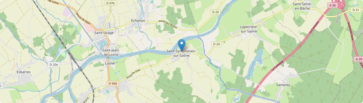 Saint-Symphorien-sur-Saône - Carte